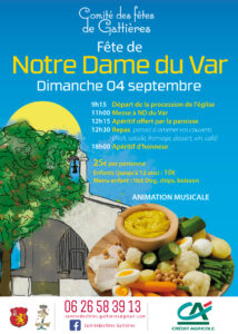 Fête Notre Dame du Var, dimanche 4 septembre